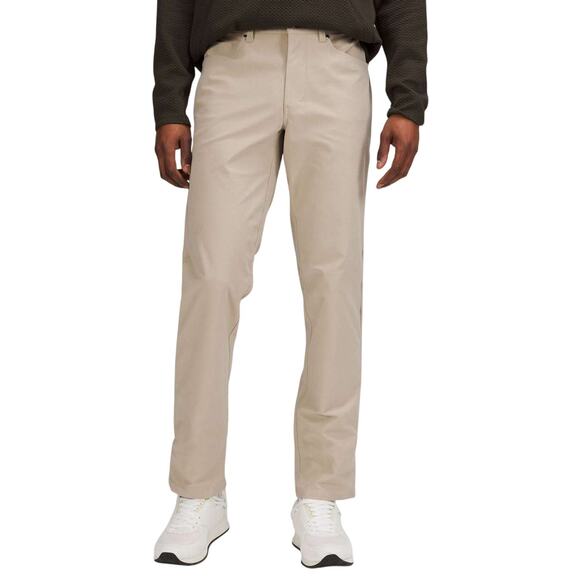 Lululemon ABC Classic-Fit Pant 34" Utilitech Raw Linen Men's Size 38 EUC - Picture 1 of 9